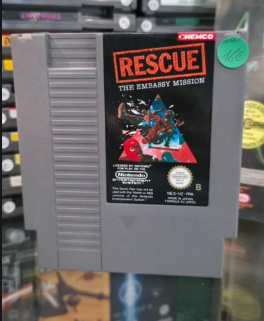 Rescue The Embassy Mission Nintendo NES