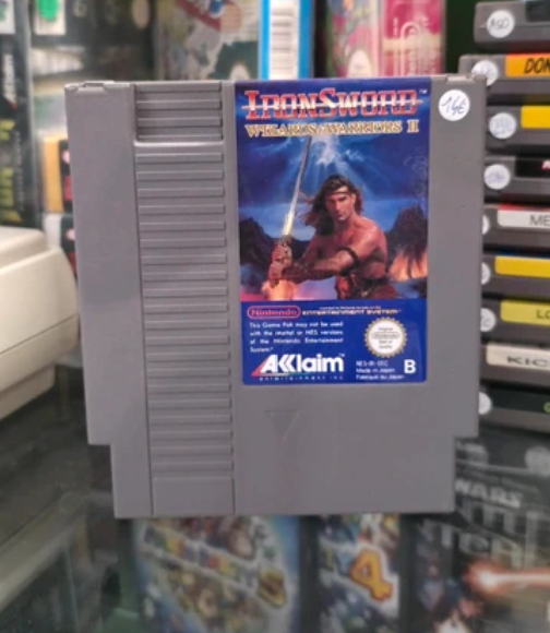 IronSword Wizards & Warriors II Nintendo NES