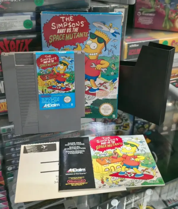 The Simpsons Bart vs The Space Mutants Nintendo NES