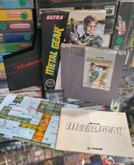 Metal Gear Nintendo NES (boîte)