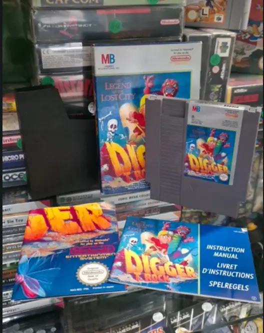 Digger T. Rock Nintendo NES