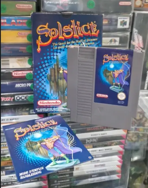 Solstice The Quest for the Staff of Demnos Nintendo NES