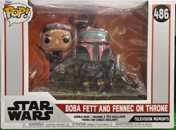 Funko Pop - Star Wars - Boba Fett and Fennec on throne 486