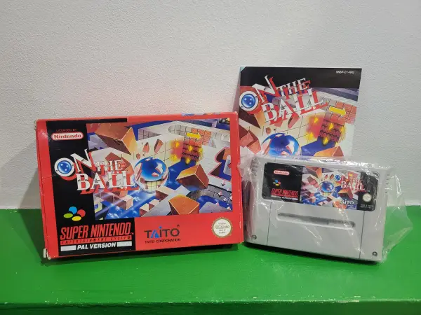 SNES - On The Ball complet ( FRG )
